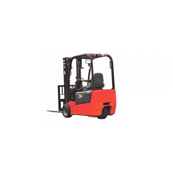 Quality Three Wheel Electric Forklift Truck , 2 Ton Sit Down Battery Powered Pallet for sale