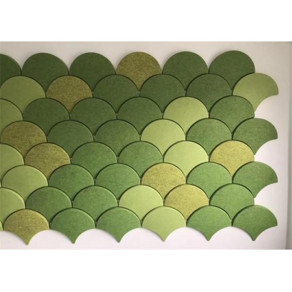 Quality 100%  Polyester Fiber 3d Acoustic Felt Tiles Cubic Panel For Wall Decoration for sale