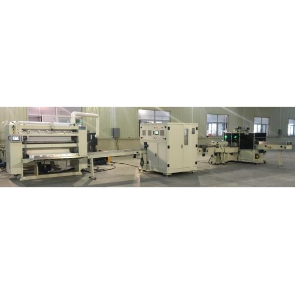Quality Vacuum Type Facial Tissue Production Line , Tissue Paper Converting Machine for sale