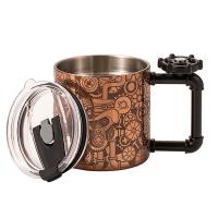 Quality 12oz Stainless Steel Coffee Mug Insulated Coffee Travel Mug Camping for sale