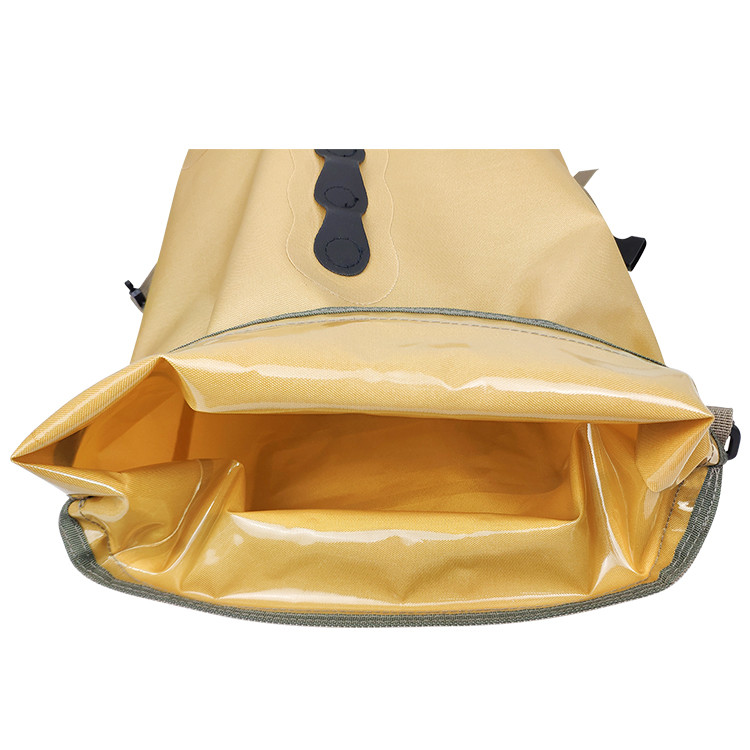 China TPU Material Yellow Backpack Waterproof 16L Lightweight Multifunctional factory
