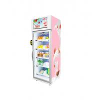 Quality Mall Ice Cream Vending Machine Freezer Cooling fridge with bank card payment for sale