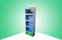 China Medicine Cardboard Pos Displays Stand Strong Design Glossy Finish With 4 Shelves factory
