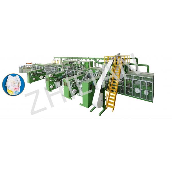 Quality Baby Pull Up Pampers Manufacturing Machine 2pcs Type 450pcs / min for sale