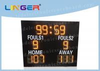 China Different Sports LED Electronic Scoreboard Outdoor Front Glass Board UV Protection factory