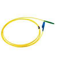 Quality Yellow Cable Optical Fiber Patch Cord Singl -Mode E2000 To LC APC Polish G657A2 for sale
