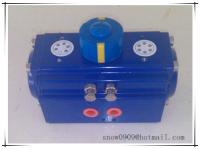 China epoxy coated rack and pinion pneumatic rotary valve actuator cylinder factory