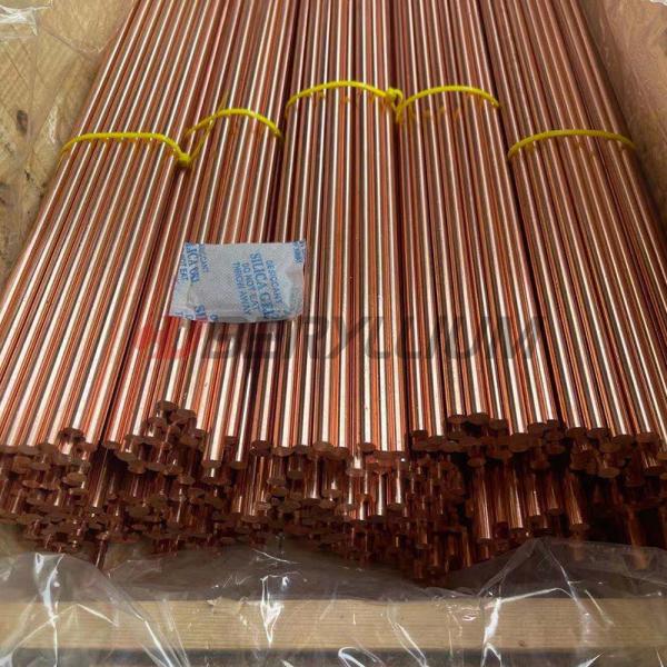Quality C18200 CuCr1 Chromium Copper Rods Heat Treatable For Connector for sale