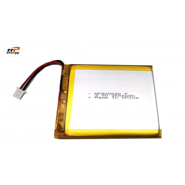 Quality High Power Bluetooth wireless printer 525060 2000mAh 3.7V Lithium Polymer Battery for sale