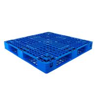China Double Faced Heavy Duty Large Blue 4 Way HDPE Custom Euro Plastic Pallet Making Machine factory