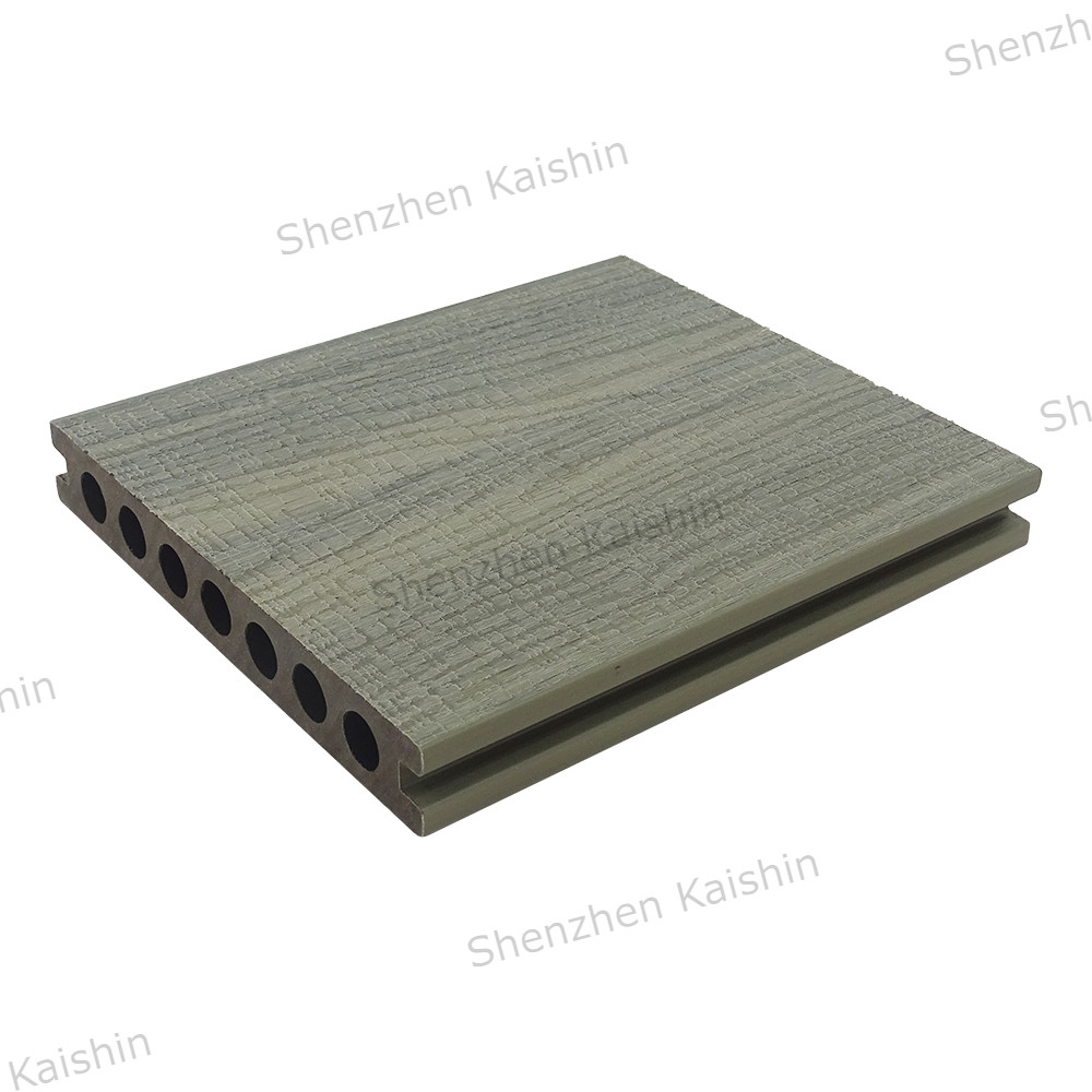 China WPC Decking Wood Plastic Composite Decking Plastic Composite Patio Boards Co-extrusion Decking factory