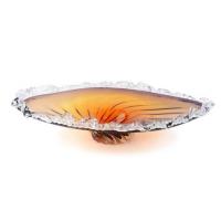 China Customized Glass Crystal Fruit Bowl Large Handmade Craftsmanship factory