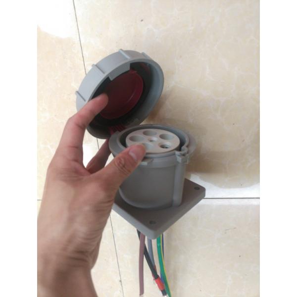 Quality 5P 63A Industrial Plug Sockets IP67 Weather Protected Watertight for sale