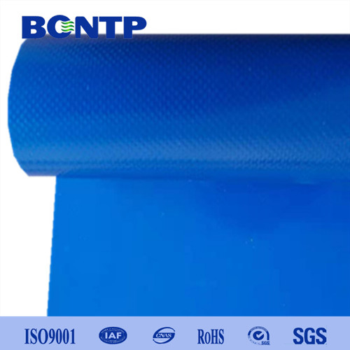 China UV Resistant Water Proof Tarpaulin PVC Coated Polyester Fabric For Side Curtain factory