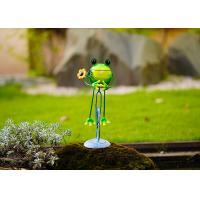 Quality Frog Unicycle Metal Interior Decoration Outdoor Garden Decorations for sale
