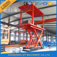China 3T+3T Double Deck Hydraulic Scissor Car Garage Lift For Basement With CE SGS TUV factory