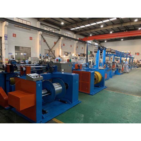 Quality Automobile Wire Rewinding Machine 600M / Min Motor Control Cable Extrusion Line for sale