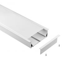 Quality Heat Dissipation Recessed LED Profile Oblong Aluminum Channel 117*35mm Anodized for sale
