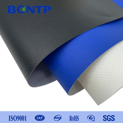 China 1000D PVC Coated Polyester Fabric Materials High Strength PVC Tarpaulin factory