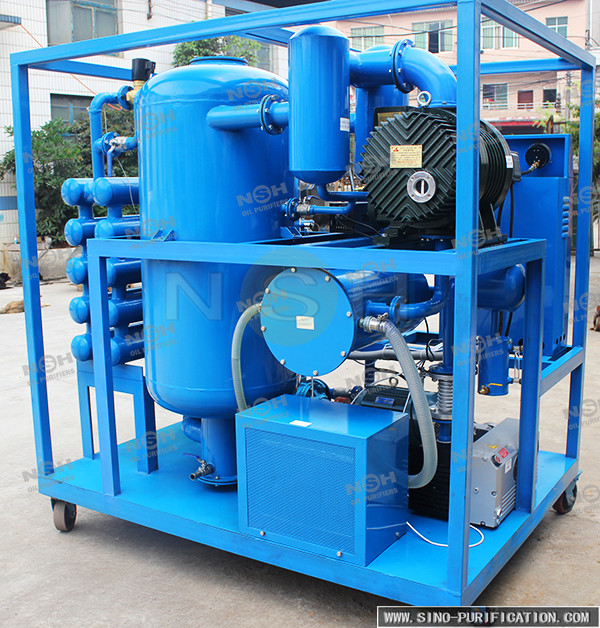 Quality Centrifugal Lubricating Transformer Vacuum Oil Purifier 3000 - 9000 L/H for sale