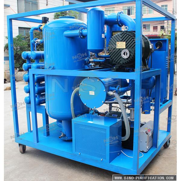 Quality Double Vacuum Stage Transformer Oil Purification Machine Large Flow Rate for sale