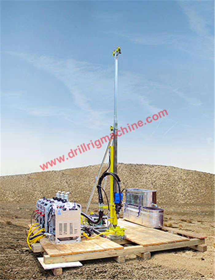 China 500-800m Man Portable Drill Rig Wireline Drill Machine for sale