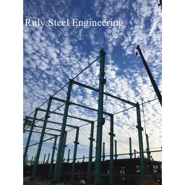 Quality EPS Wall Q235B Pre Engineered PEB Steel Buildings for sale