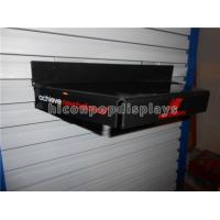 China Custom Clothing Retail Store Fixtures Hanging Acrylic Shoe Display Stand Black factory