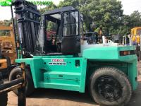 China Mitsubishi FD120 Used Forklift Equipment 12T Used Forklift Diesel Engine factory