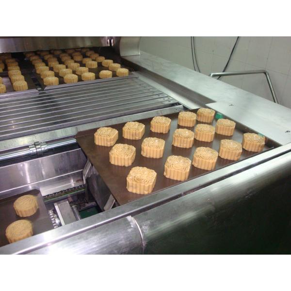 Quality ISO 9000 Semi Automatic Cake Production Line For Egg Yolk Pie for sale