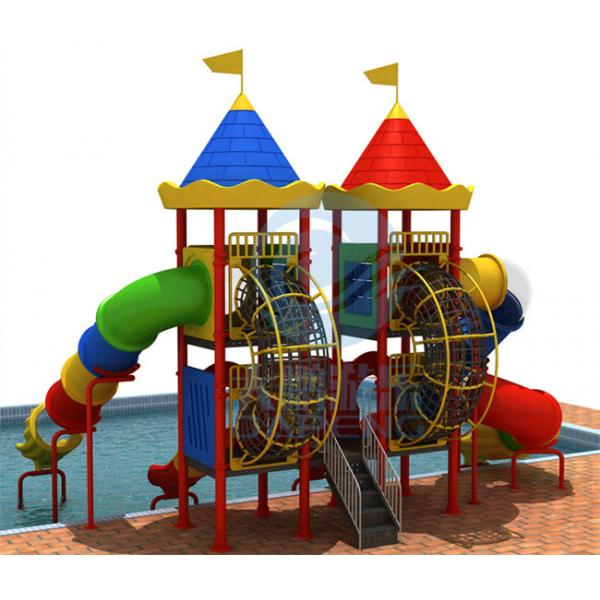 Quality Children Playground Water Slide Outdoor LLDPE Plastic Commercial Pool Slides for sale