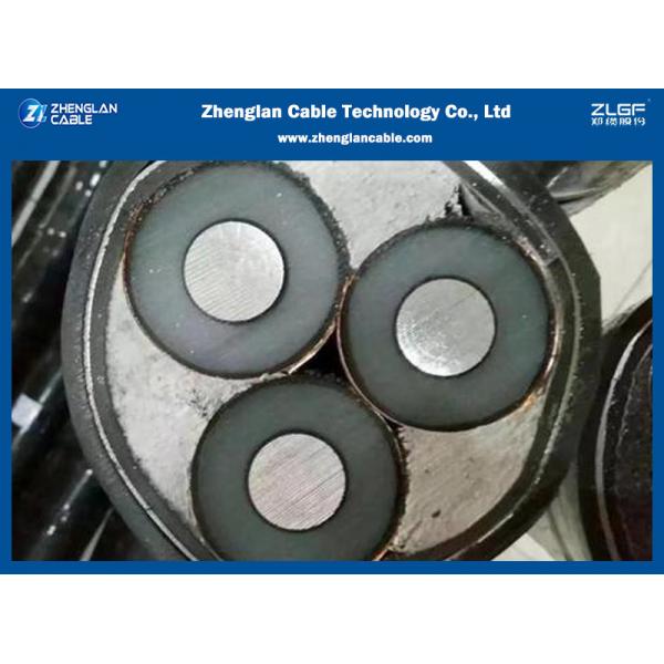 Quality IEC60502-2 12/20 AL/XLPE/CTS/PVC Three Core Copper Tape Screened Aluminium Cable 3cx95sqmm for sale