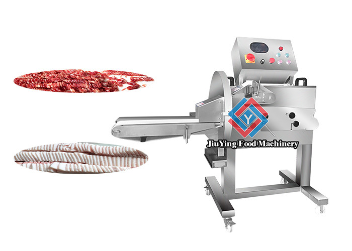 China Industrial Sausage Processing Equipment Frozen Bacon Cooked Meat Cheese Slicer factory