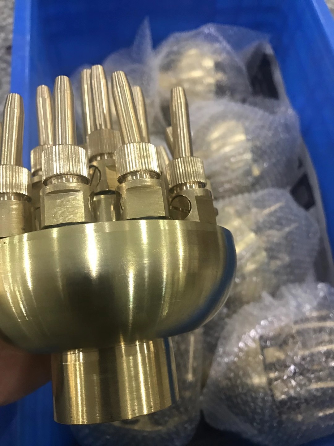 China Brass Adjustable Fountain Nozzles Water Flow 25m3/h factory