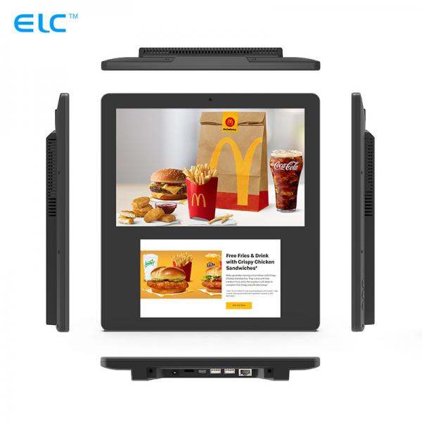 Quality Android 11 Capacitive Touch WiFi Dual Screen Advertising Digital Signage For Elevator for sale