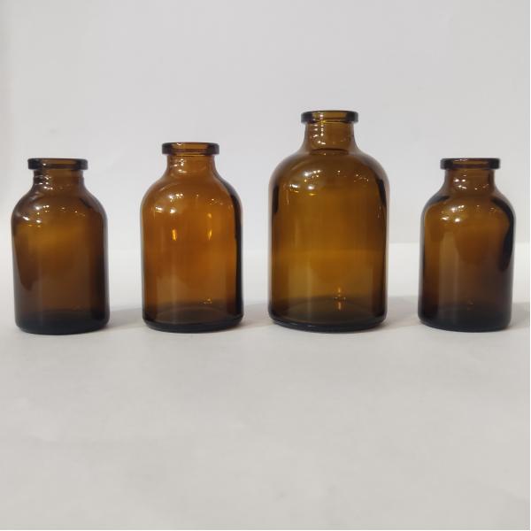 Quality Antibiotic Glass Bottle 30ml 50ml 100ml Moulded Sodium Calcium Borosilicate Glass Vial for sale