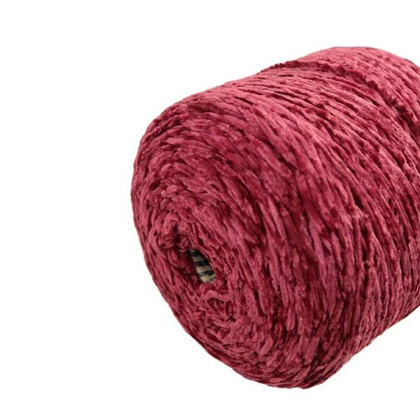 Quality Knitting Chenille Home Yarn Shining Color 3.5NM 100% Spun Polyester Dyed Yarn for sale