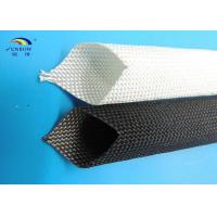 China Non-alkali Fiberglass Braided High Temperature Fiberglass Sleeving for Insulation Cable Protection factory
