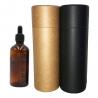 China Black 155mm Height Carton Tube Packaging For Makeup factory