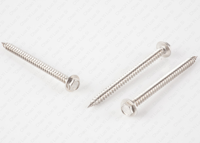 Quality A4 A2 Roofing Stainless Steel Wafer Head Screws Flat Head ANSI Standard for sale