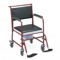 China Plastic Bariatric Wheelchair With Toilet Facility , GT-FS691-6 Shower Transport Chair factory