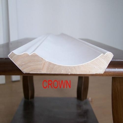 Quality Customized Size Wood Crown Molding , MDF Crown Molding For Building Decration for sale
