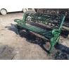 China Outdoor Furniture Moose Metal Park Benches , Cast Iron Garden Chairs For Park factory