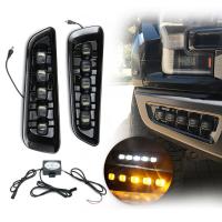 China OEM ODM Ford F150 Full LED Fog Light Lamp With Turn Signal factory
