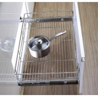 China Stainless Steel Pull Out Wire Drawer Basket Modern Kitchen Decor Accessories for sale