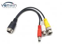 China MDVR System 24cm Car Video Camera Cable 4P M12 To BNC Male factory