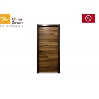 China Single Swing Right Handed Solid Wood Internal Fire Doors 45mm Thick Perlite Board Infilling factory