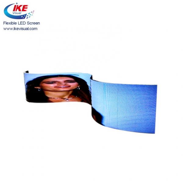 Quality SMD 1515 Soft Flexible LED Video Screen P3 Indoor Curved Novastar LED Display for sale
