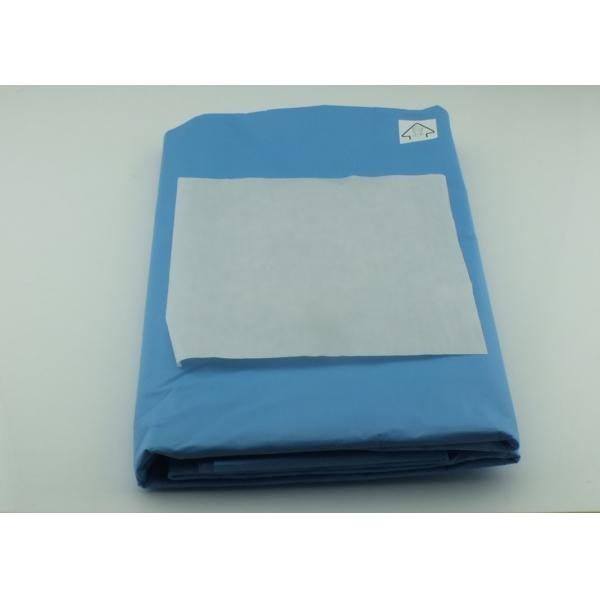 Quality Aperture Fenestrated Disposable Medical Drapes With Hole Individual Sterile Packing for sale