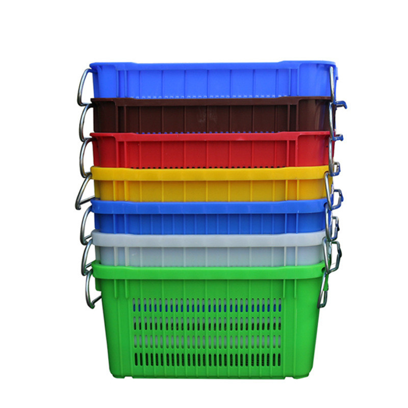 China Foldable Eco-Friendly Plastic Crate Customizable for Harvesting and Sale of Produce factory